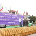 စစ်ကောင်စီ၏ စီစဉ်ပေးမှုဖြင့် ၅၀၀၀ စားများ MNDAA ကို ဆန္ဒပြ